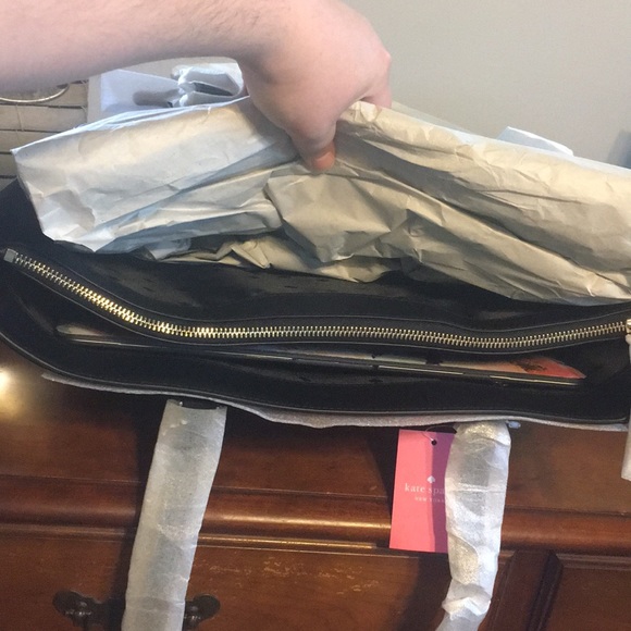 Kate Spade ♠️ Cameron Black Laptop Tote - Picture 13 of 13